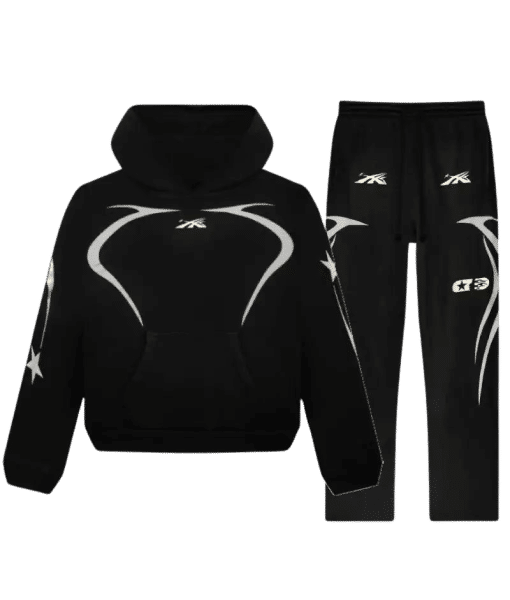 Black Hellstar Sports Jet Tracksuit