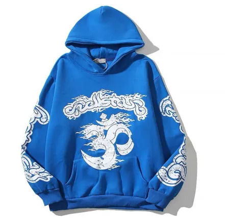 Hellstar Studios Blue Yoga Hoodie
