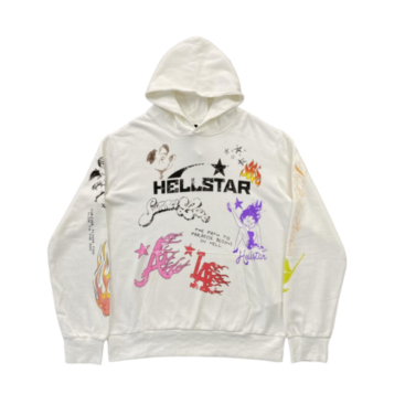 Hellstar Studios Summer Love White Hoodie