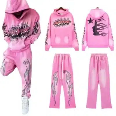 Pink Hellstar Brainwashed Tracksuit