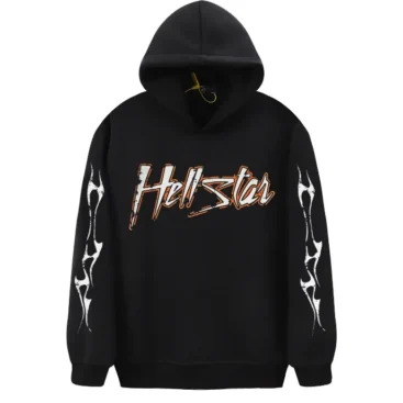 Hellstar Studios Records Black Yoga Hoodie