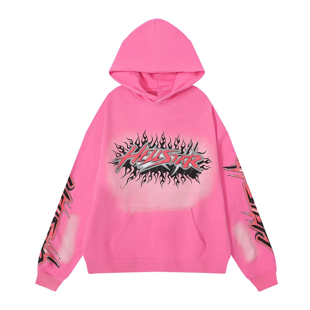 Hellstar Couple Style Hoodie Warm and comfortable