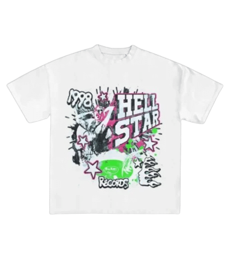 Hellstar 1998 Records T-Shirt White